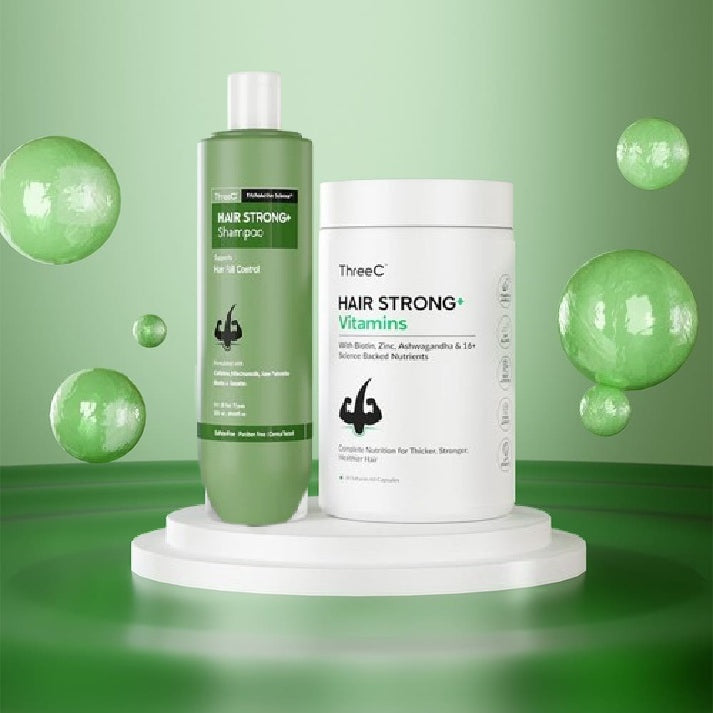 Hair Strong+ System Combo Vitamins  + Shampo